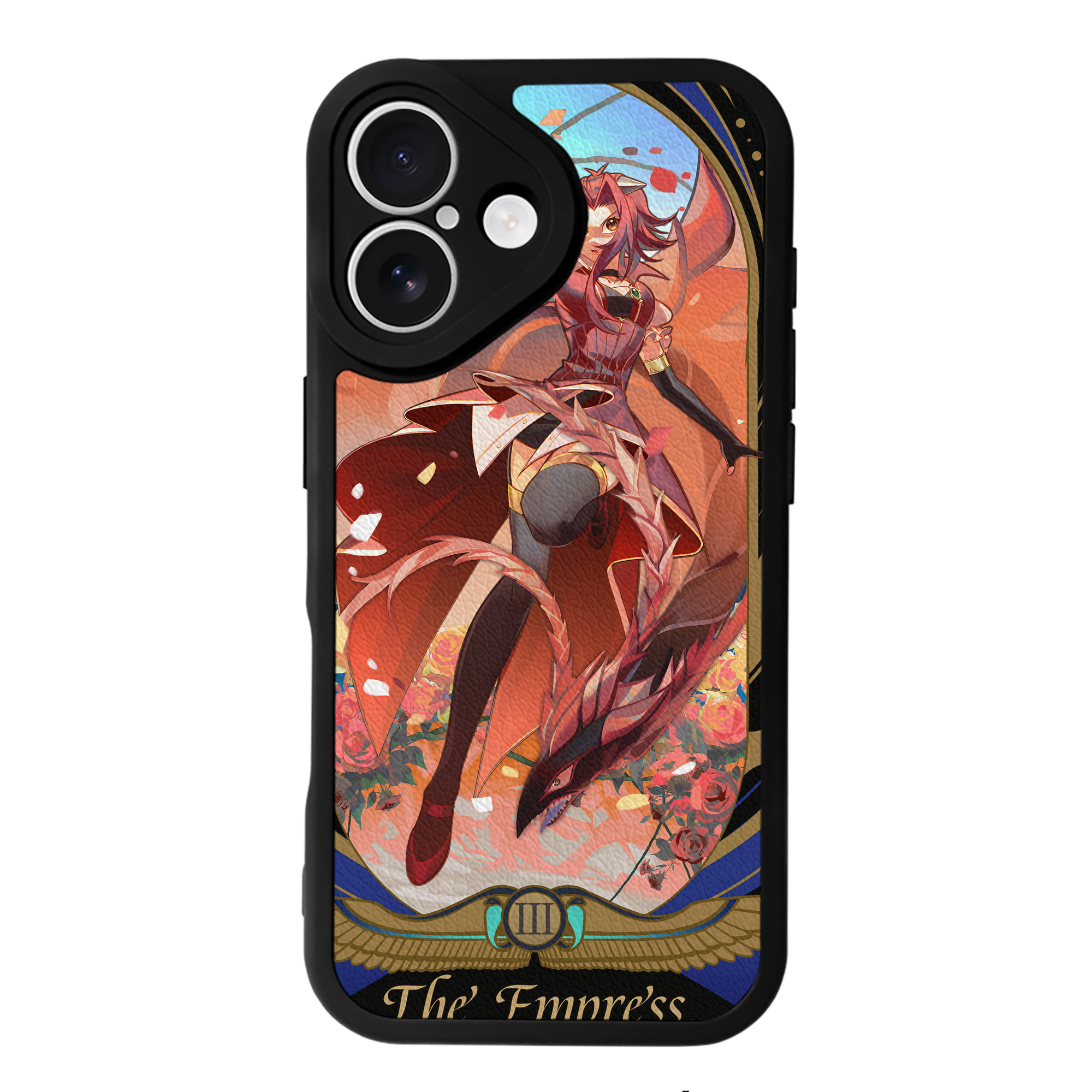 （画像用） 遊☆戯☆王 Yu-Gi-Oh! 【iPhone 16シリーズ対応】シリコンスマホケース（レザー調） 材質：シリコン